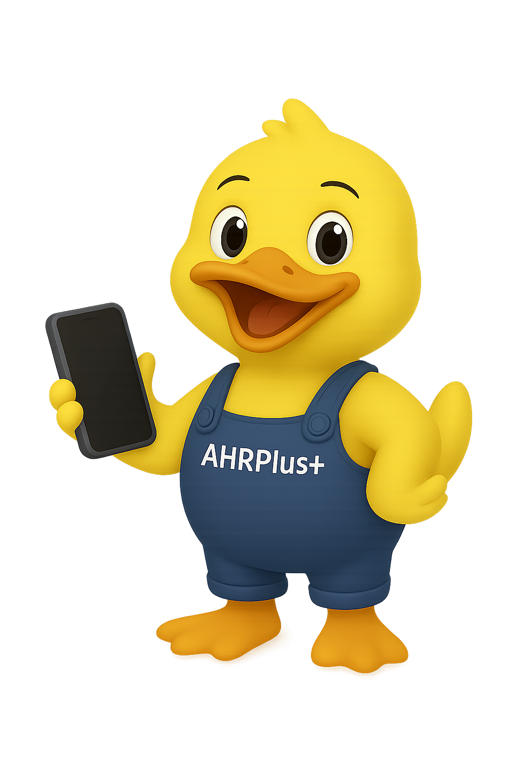 Duck with phone